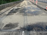 Tussenresultaat asfaltstrook